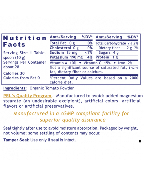 Tomato, Premier - - Nutritional Supplement - - Potassium Support - - - Marketplace Earth Vitamins, L.L.C.