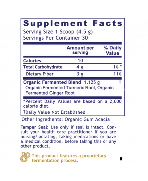 Fermented Turmeric Plus, Premier - - Nutritional Supplement - - Fermented Foods - - - Marketplace Earth Vitamins, L.L.C.