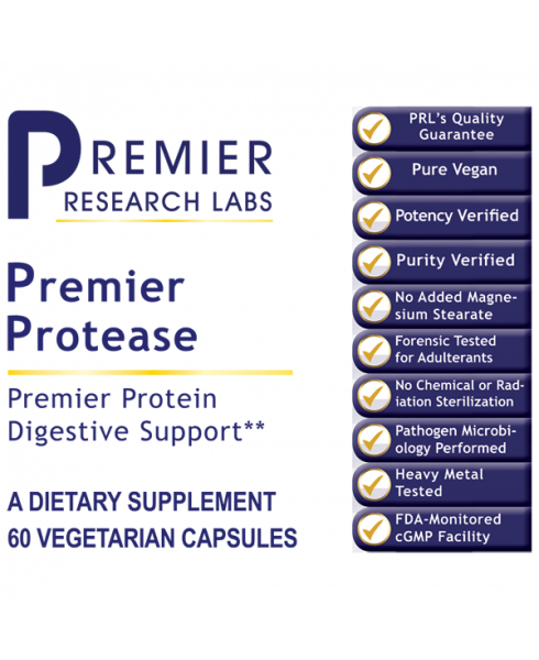 Protease, Premier - - Nutritional Supplement - - Enzyme Support - - - Marketplace Earth Vitamins, L.L.C.