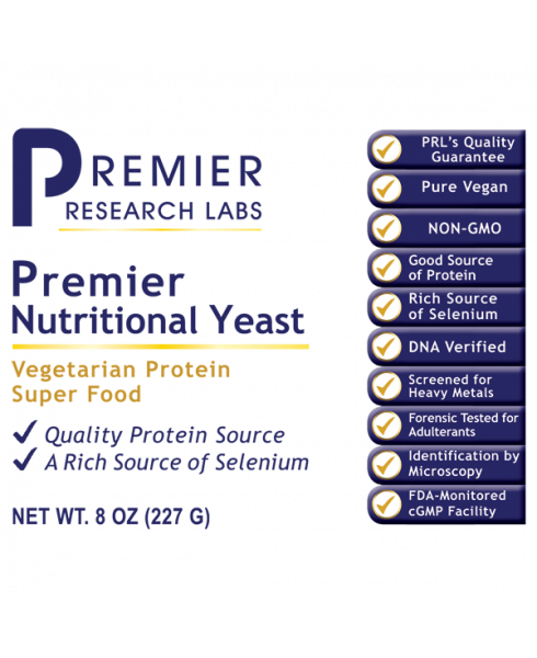 Nutritional Yeast Powder, Premier - - Nutritional Supplement - - Amino Acid Support - Mineral Support - Protein Support - - - Marketplace Earth Vitamins, L.L.C.
