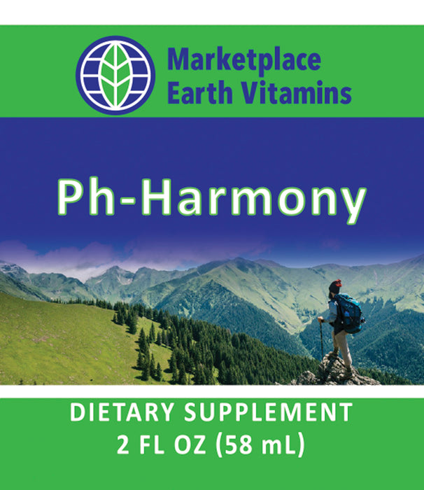 Ph- Harmony - Dietary Supplement Ionic Mineral Concentrate from Utah's Great Salt Lake Promotes Whole-Body Mineral Health - Marketplace Earth Vitamins, L.L.C.