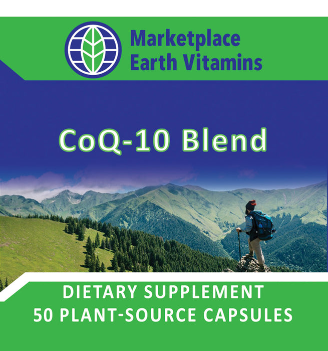 CoQ- 10 Blend - Premier Cardiovascular, Nerve, Brain and Immune Support- Marketplace Earth Vitamins, L.L.C.