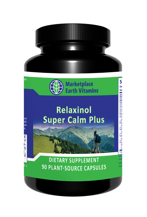 Relaxinol Super Calm Plus - - Nutritional Supplement - - MEV - Mood and Stress Management Support - Sleep Support - Top Sellers - - - Marketplace Earth Vitamins, L.L.C.