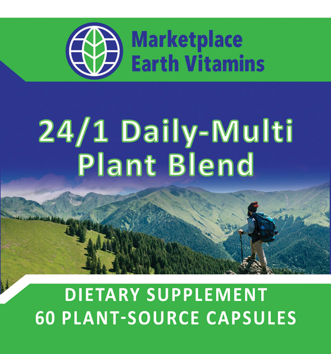 24/1 Daily-Multi Plant Blend - Dietary Supplement 24/1 Daily-Multi Plant Blend Premier, Live-Source Daily Multi- Nutrition for the Whole Family- Marketplace Earth Vitamins, L.L.C.