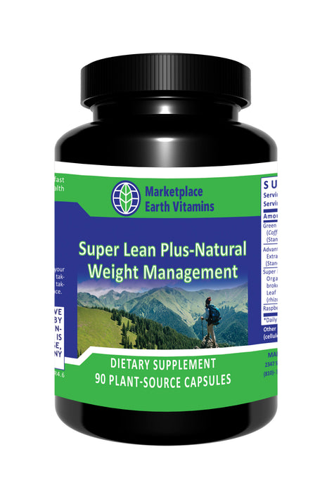 Super Lean Plus-Natural Weight Management - - Nutritional Supplement - - MEV - Top Sellers - Weight Maintenance - Weight Management - - - Marketplace Earth Vitamins, L.L.C.