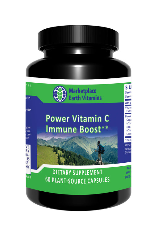 Power Vitamin C Immune Support - - Nutritional Supplement - - Immune Support / General - Inmune Health - MEV - Top Sellers - - - Marketplace Earth Vitamins, L.L.C.