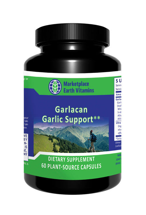 Garlacan Garlic Support - - Nutritional Supplement - - Immune Support / Targeting Agents - Inmune Health - MEV - Top Sellers - - - Marketplace Earth Vitamins, L.L.C.